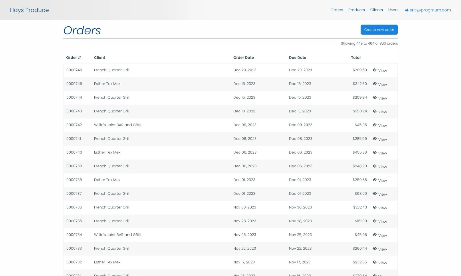 Hays Produce screenshot 2