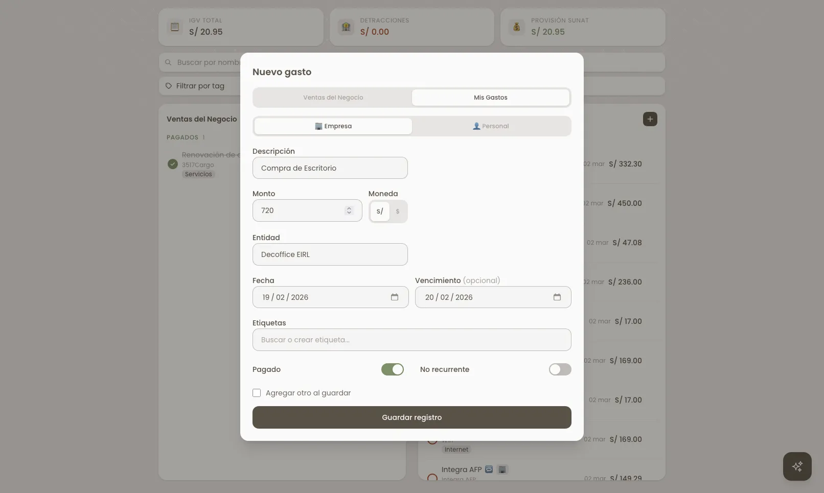 Expensado screenshot 4