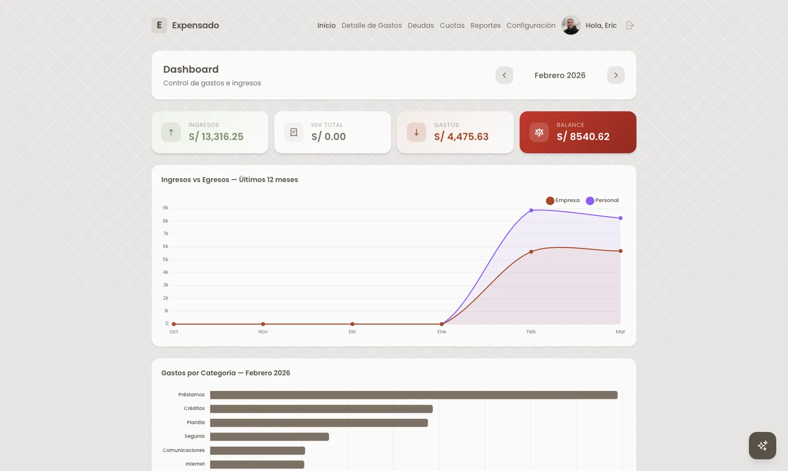 Expensado screenshot 2