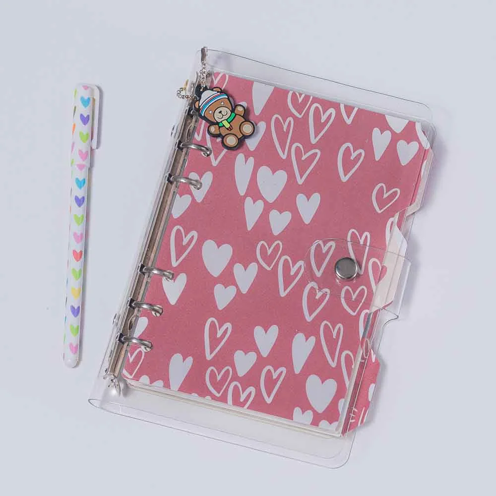 Agenda Corazones Rojos