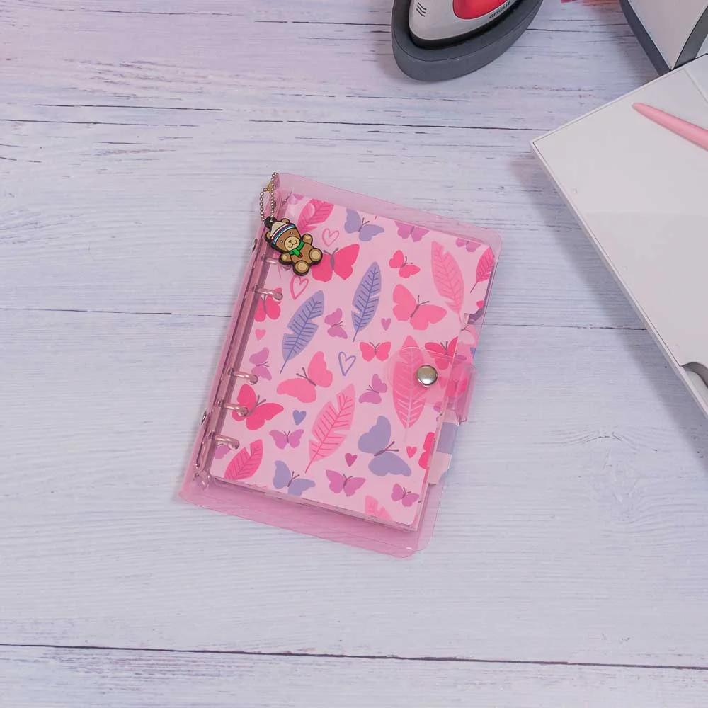 Agenda de Mariposas en rosa