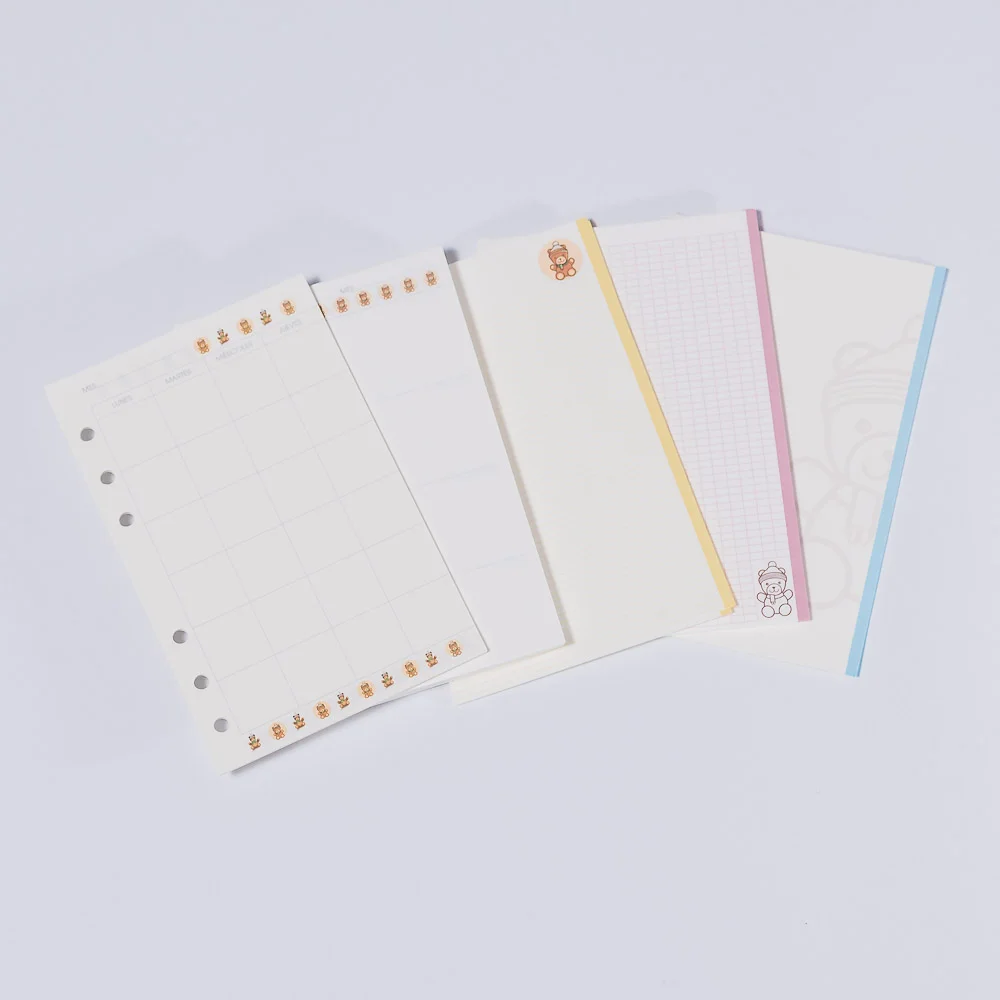 Pack de Hojas para Agendas 6 Ring Binder